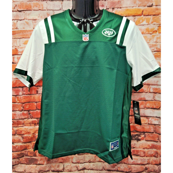 New York Jets Jersey Women's Large Green NFL Pro Line Football Sports Athletic - Picture 1 of 7